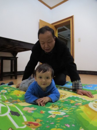 Avec mon papi