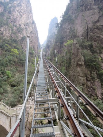 Rails du funiculaire