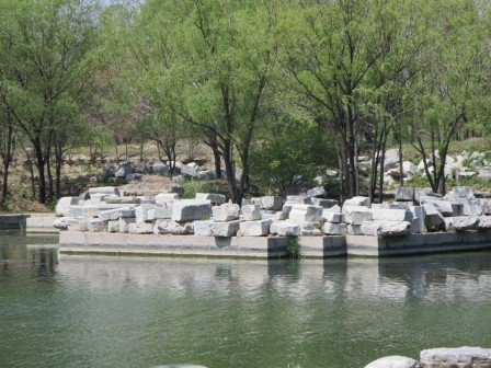 Ruines des fondations